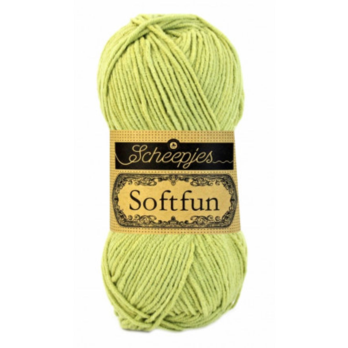 Scheepjes Softfun Garn Unicolor 2531 Oliven