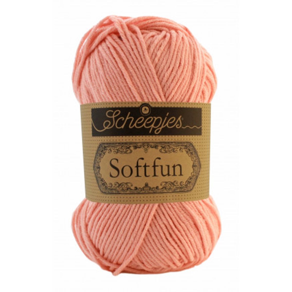 Scheepjes Softfun Garn Unicolor 2620 Fersken