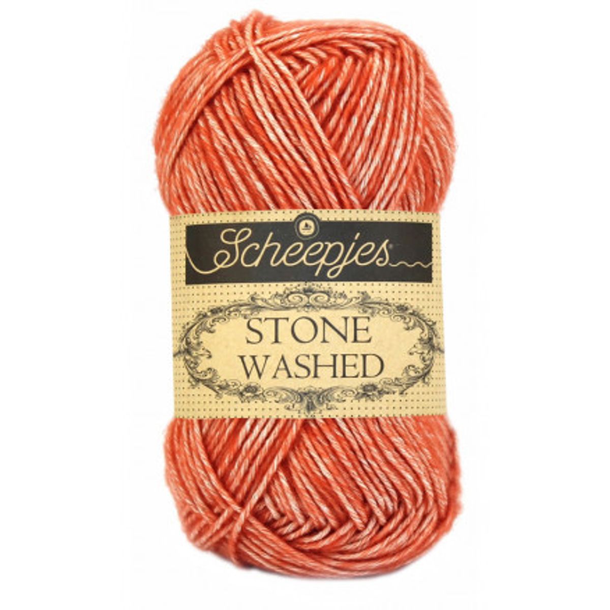 Scheepjes Stone Washed Garn Mix 816 Coral