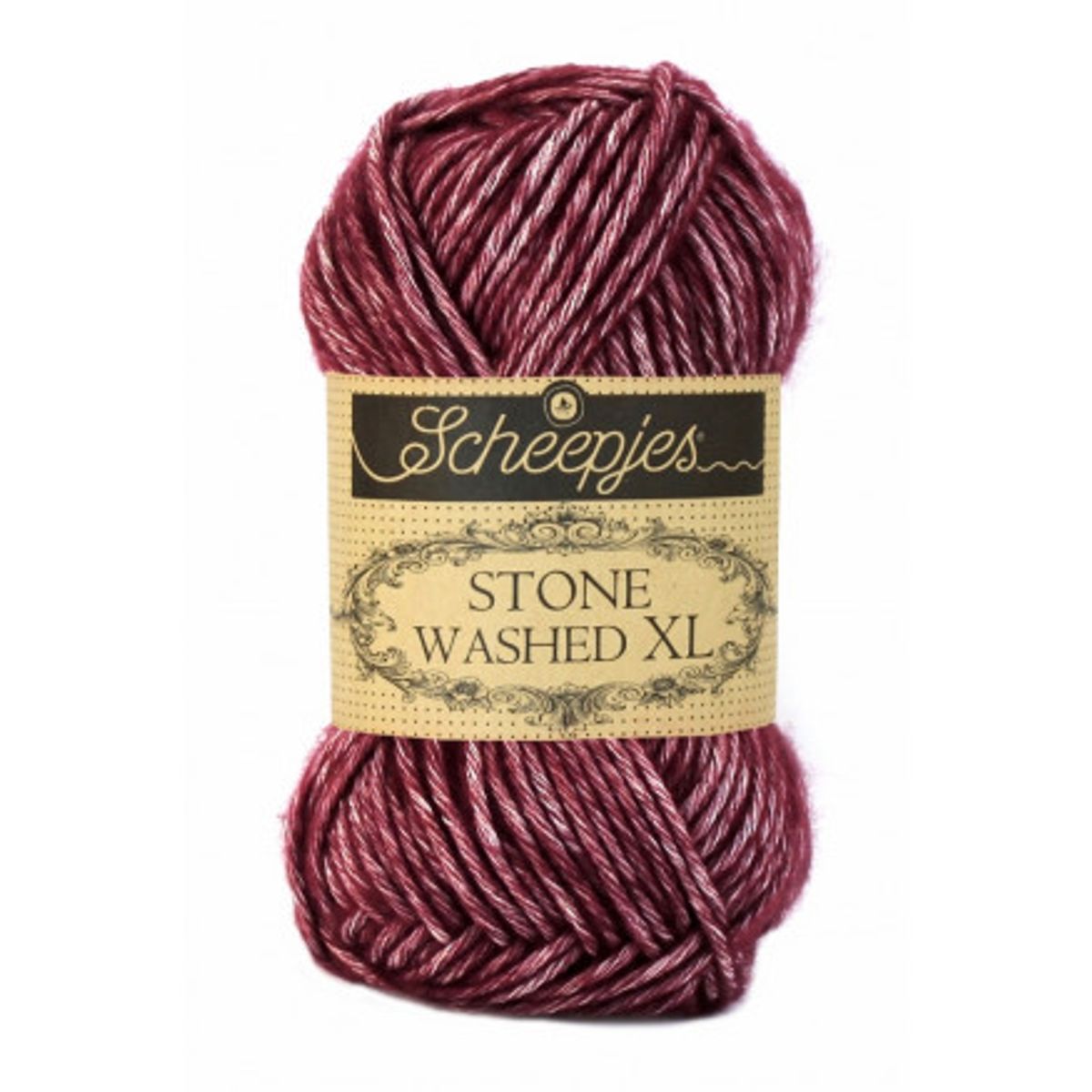 Scheepjes Stone Washed XL Garn Mix 850 Garnet