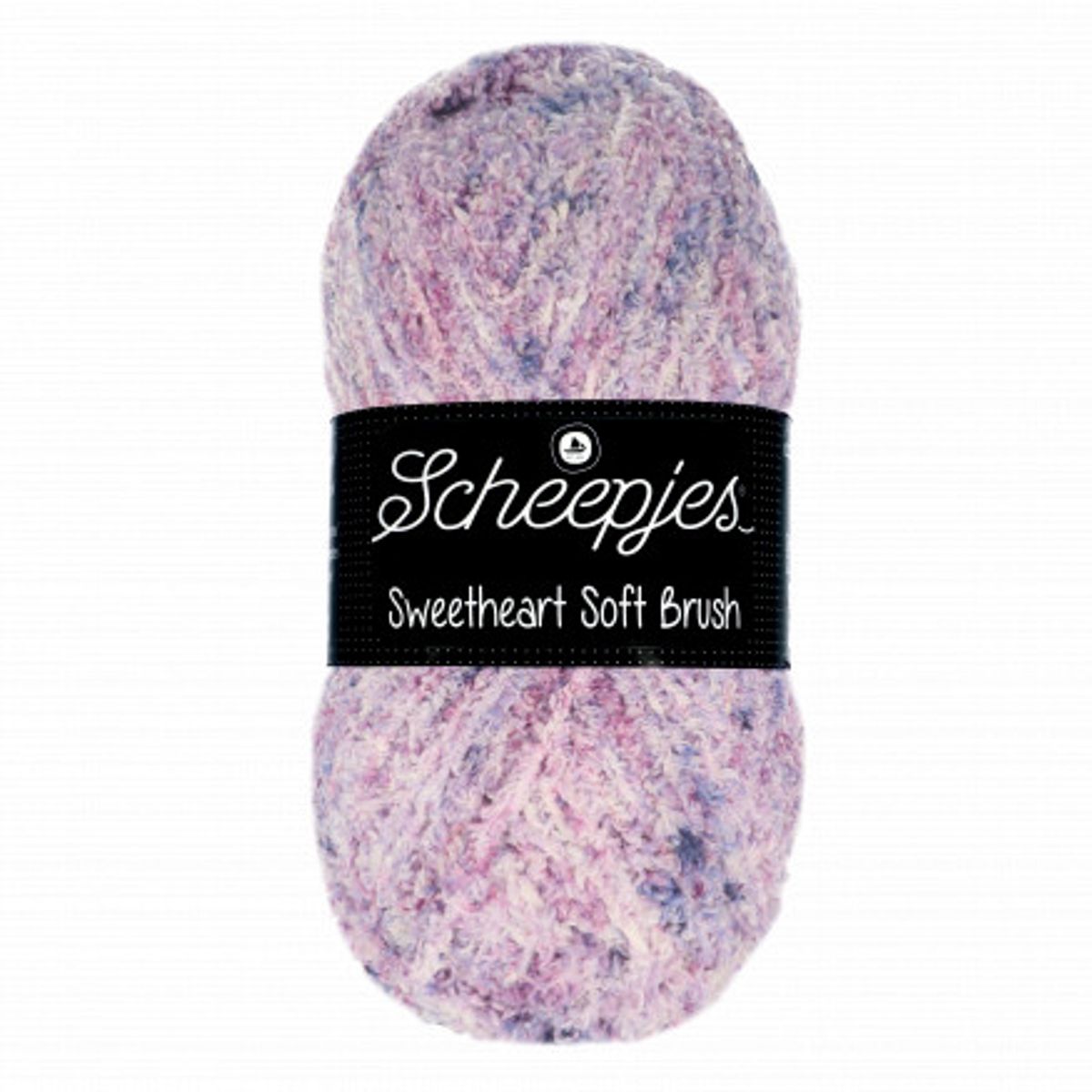 Scheepjes Sweetheart Soft Brush Garn Print 533 Lilla