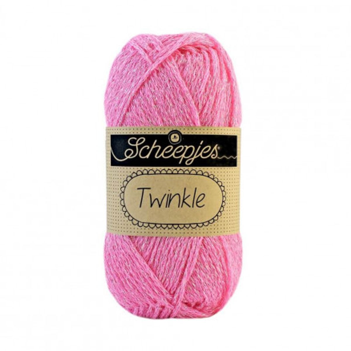 Scheepjes Twinkle Garn Glimmer 926 Lys Rosa