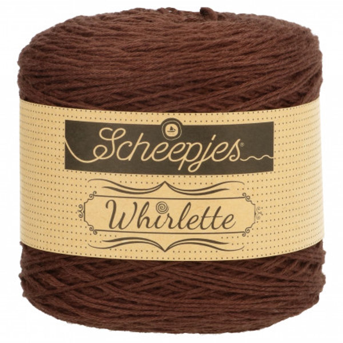 Scheepjes Whirlette Garn Unicolor 863 Chocolate