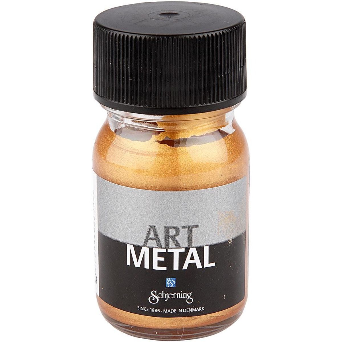 Schjerning Art Metal - Metalmaling, mellem guld, 30 ml