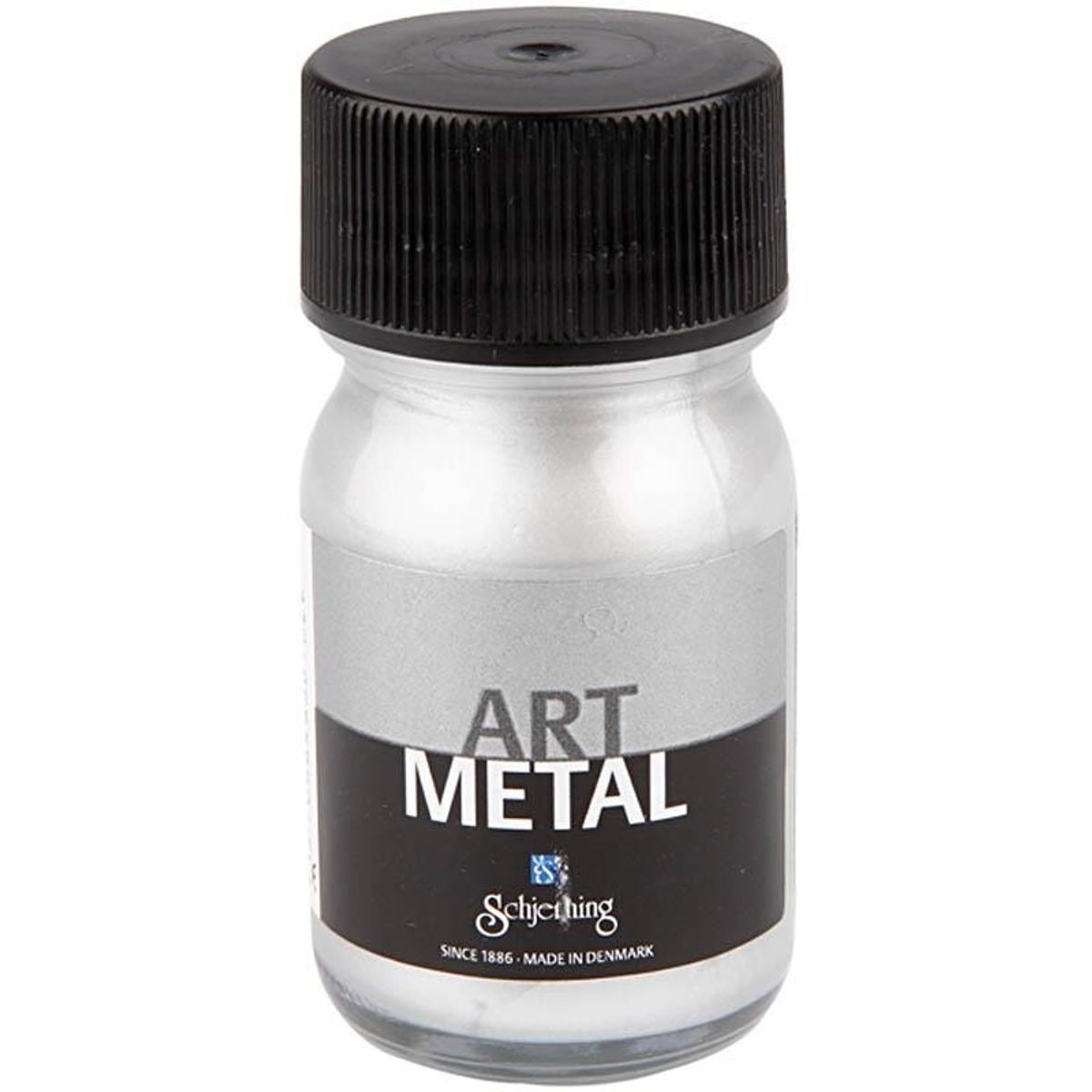 Schjerning Art Metal - Metalmaling, sølv, 30 ml