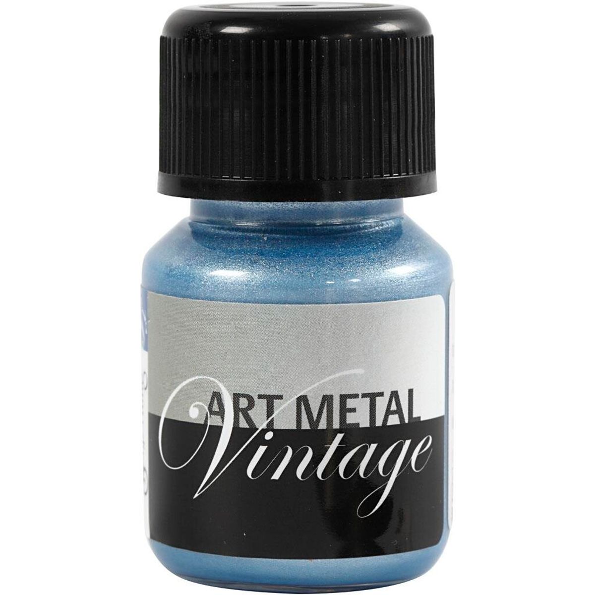 Schjerning Art Metal Vintage - Metalmaling, perleblå, 30 ml