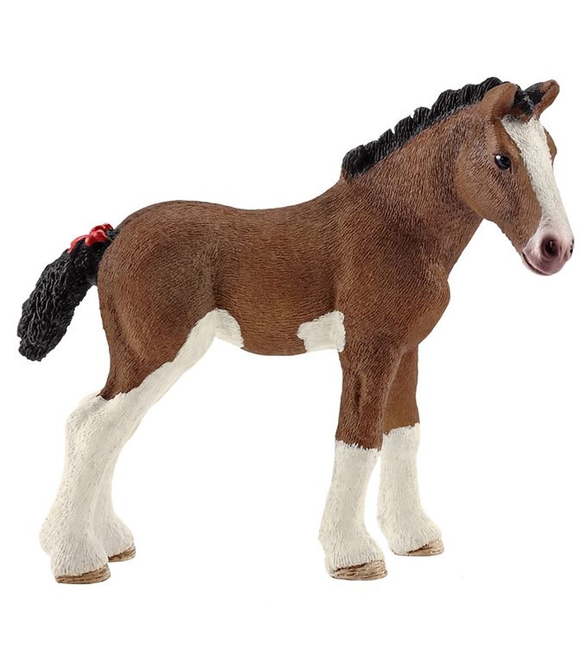 Schleich Dyr - H: 8,5 cm - Clydesdale Føl 13810