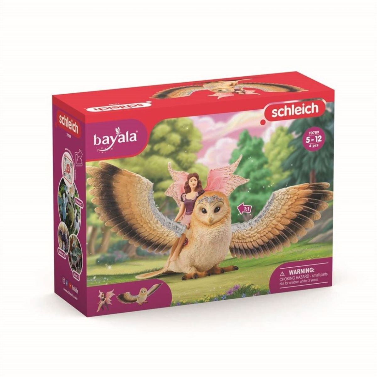 Schleich Fairy in Flight on Glam Owl V2 - schleich - Legekammeraten.dk