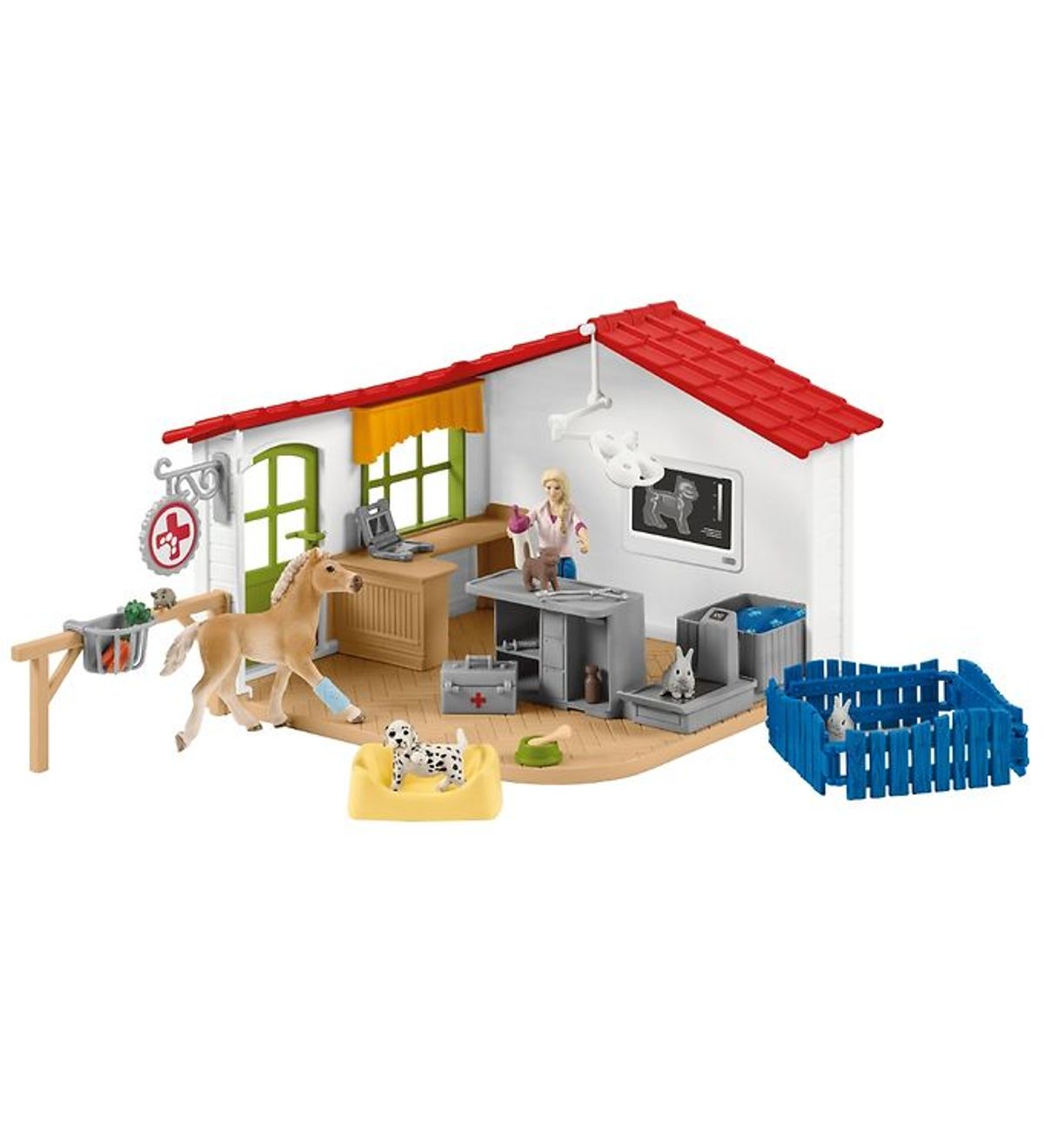 Schleich Farm World - 22,5 x 16,5 cm - Dyrlægeklinik 42502