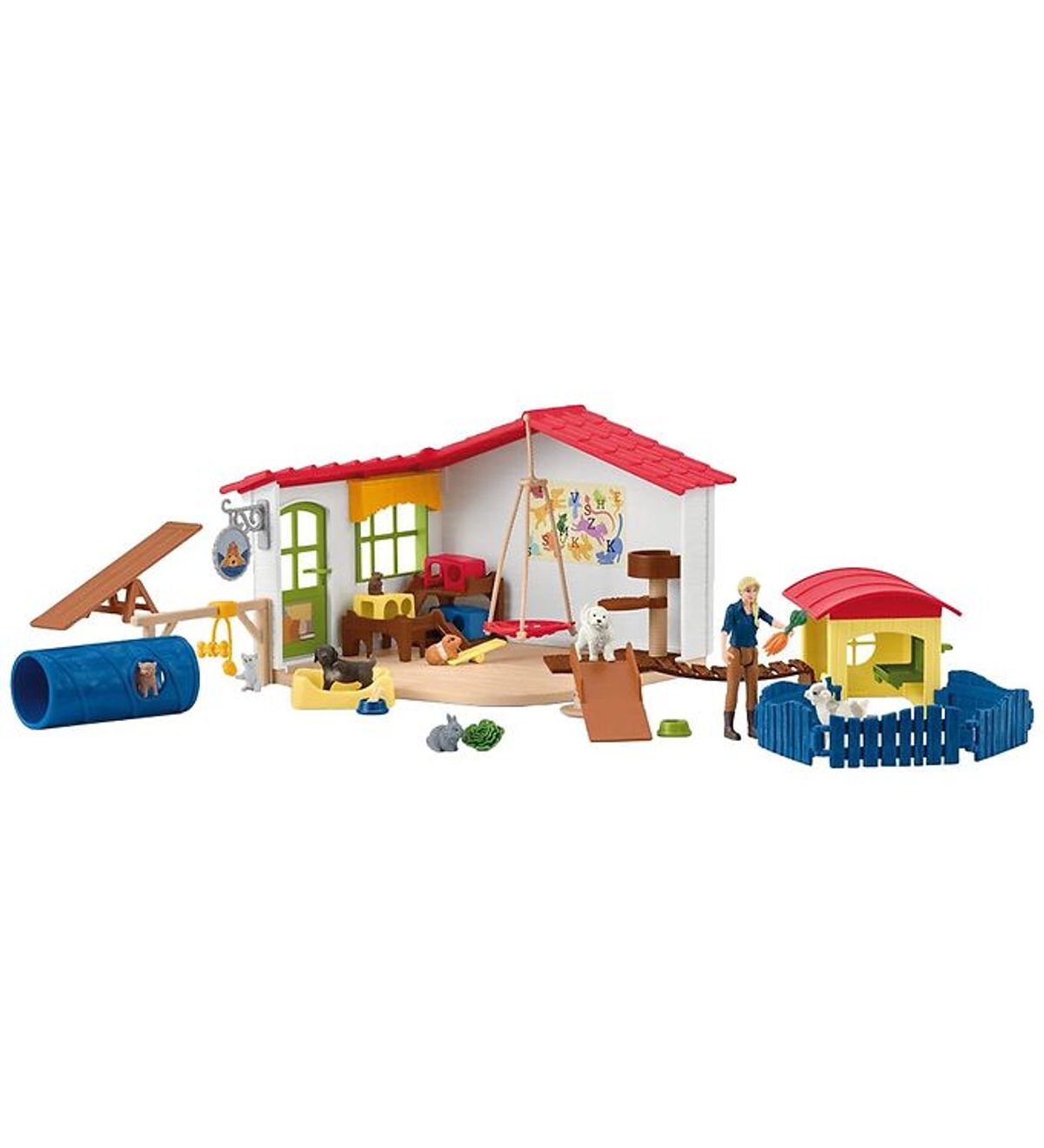 Schleich Farm World - 22x20x17 cm - Kæledyrshotel 42607