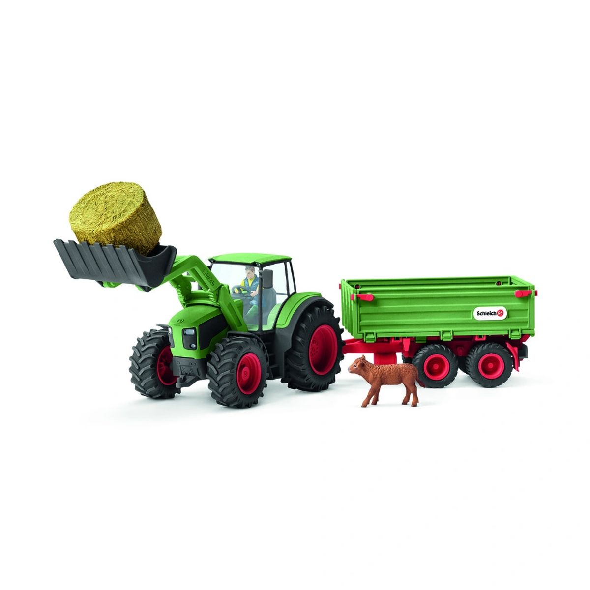 schleich Traktor med anhænger