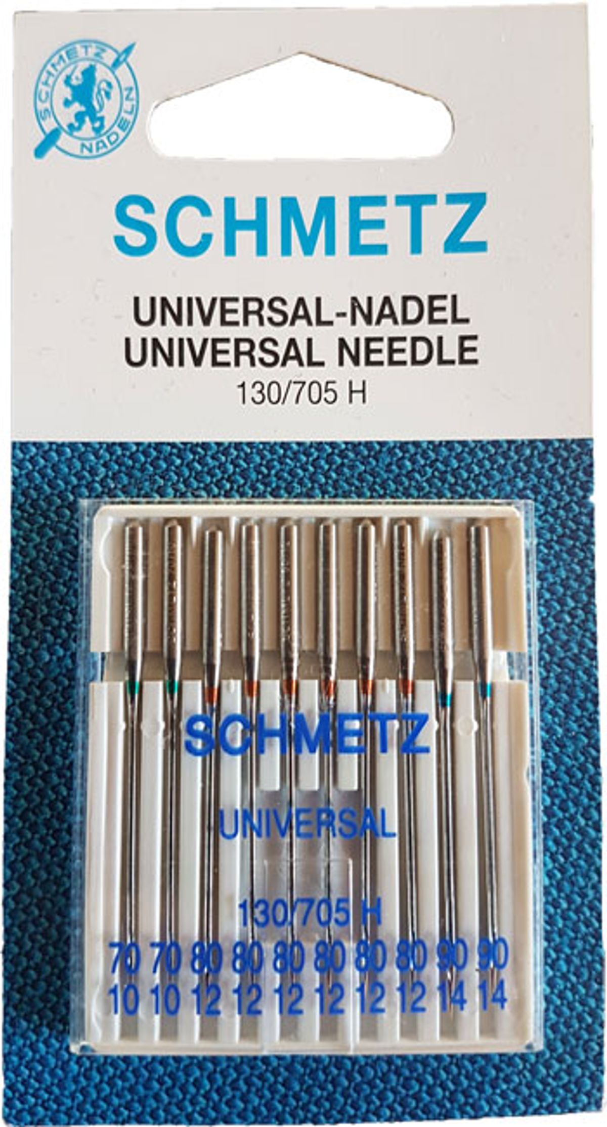 Schmetz universal symaskinnåle - Flad kolbe - 130/705 H