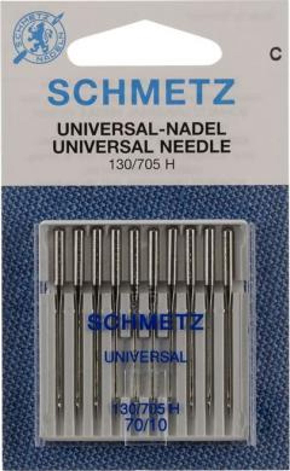 Schmetz universal symaskinnåle - Flad kolbe - 70/10