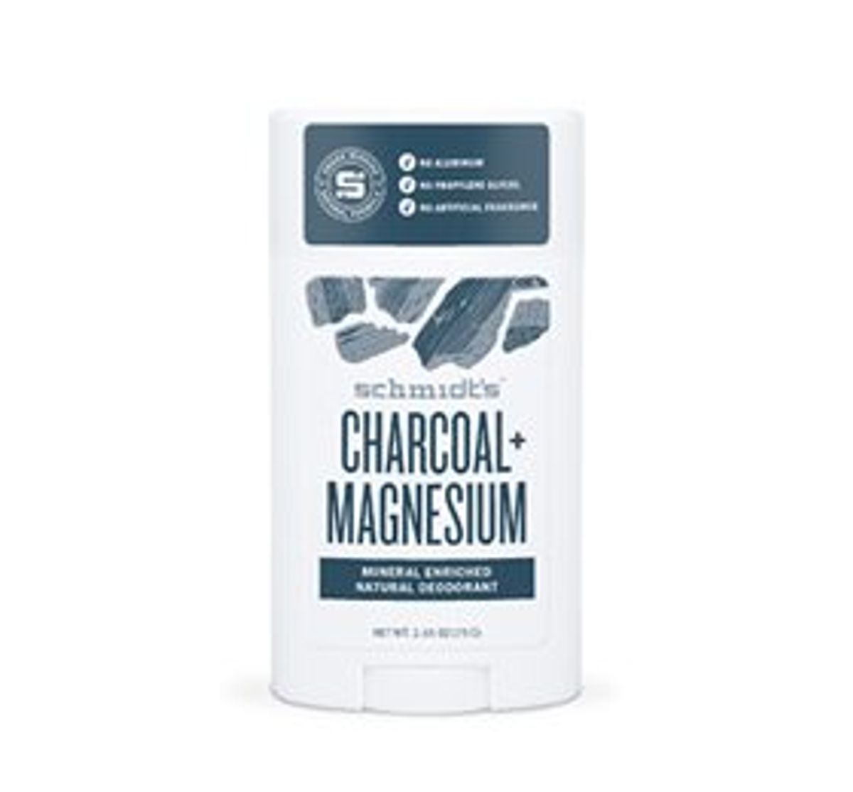 Schmidt's Deodorant stick Magnesium + Charcoal &bull; 75g.