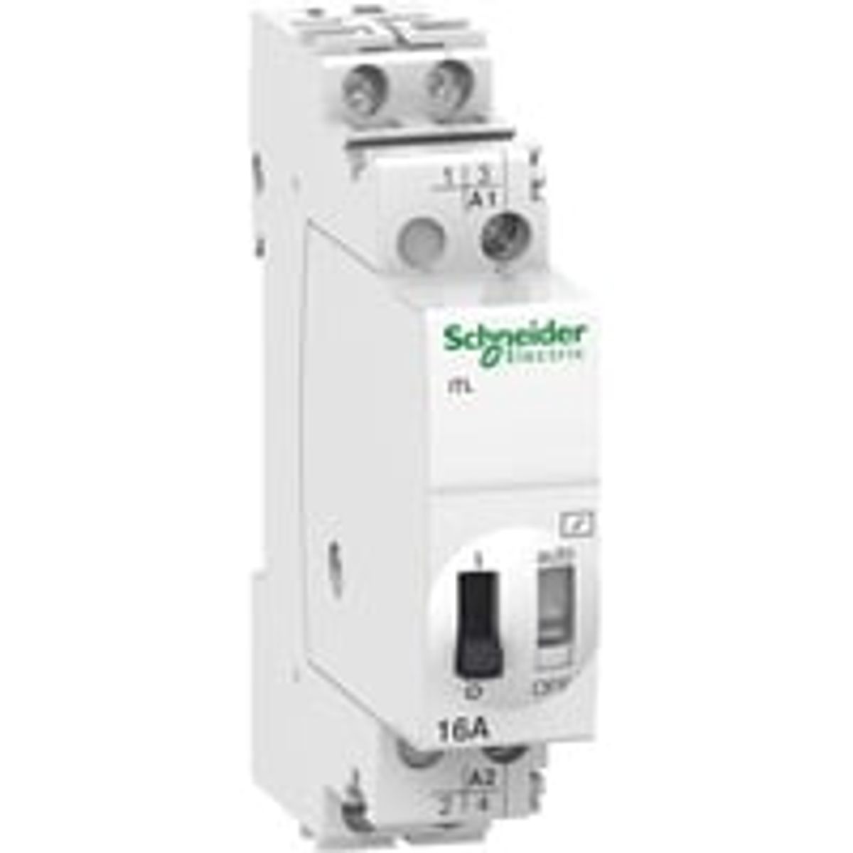 Schneider Electric Acti 9 - Kiprel, 16A, styrespnding 110Vdc/230Vac, 2 slutte, 1 modul bred