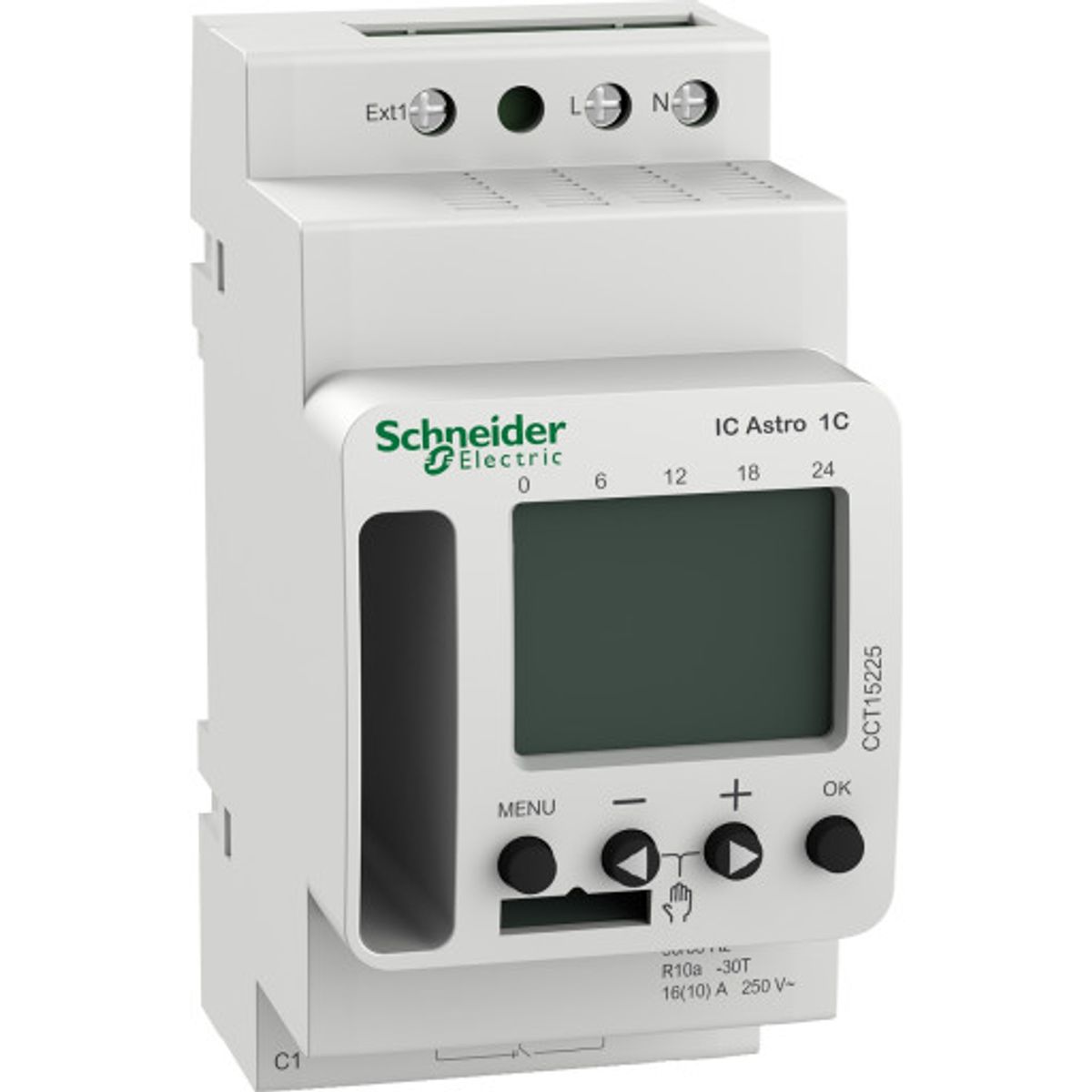 Schneider Electric Acti9 IC Astro skumringstimer, 1 kanal