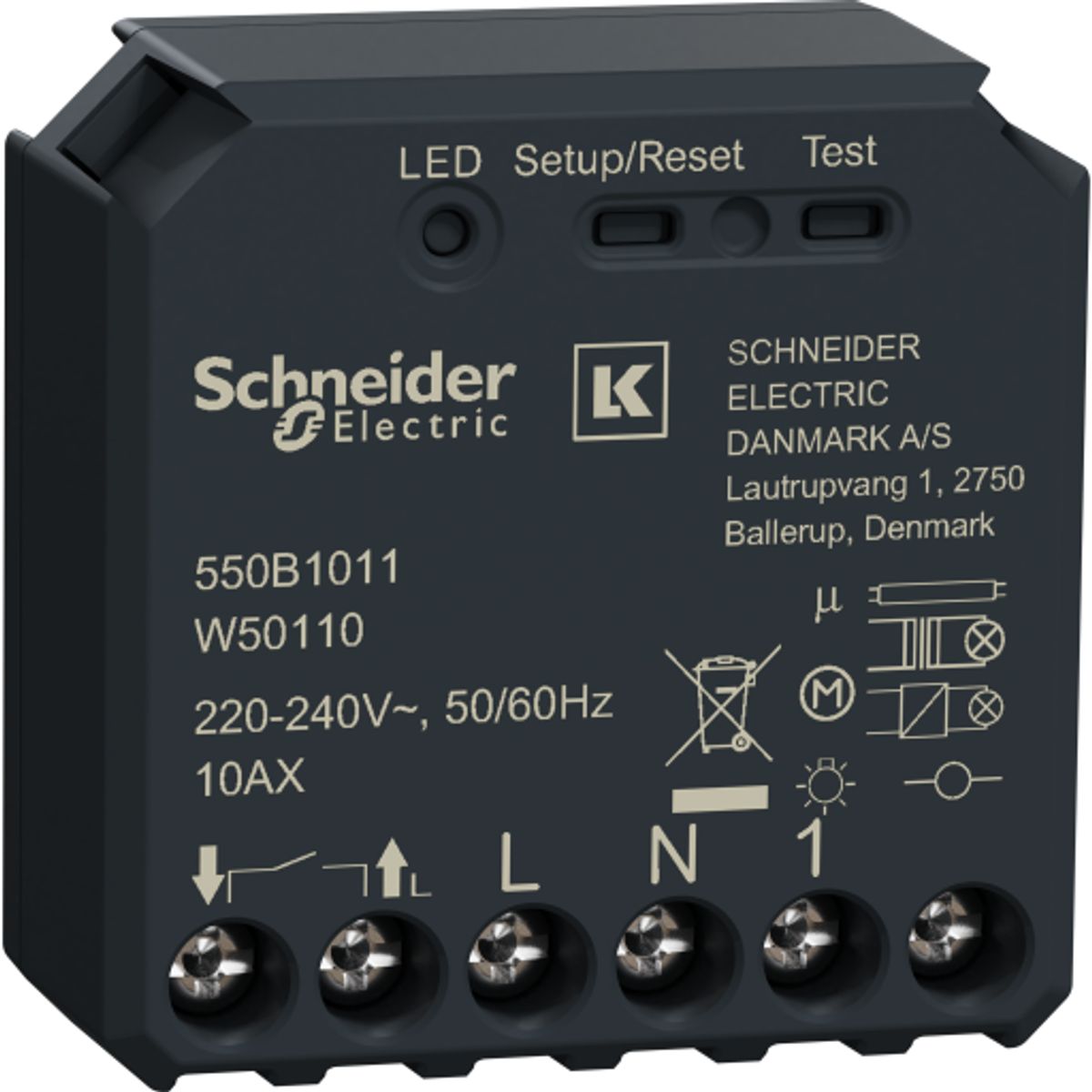 Schneider Electric Wiser zigbee afbryder for dåsemontering