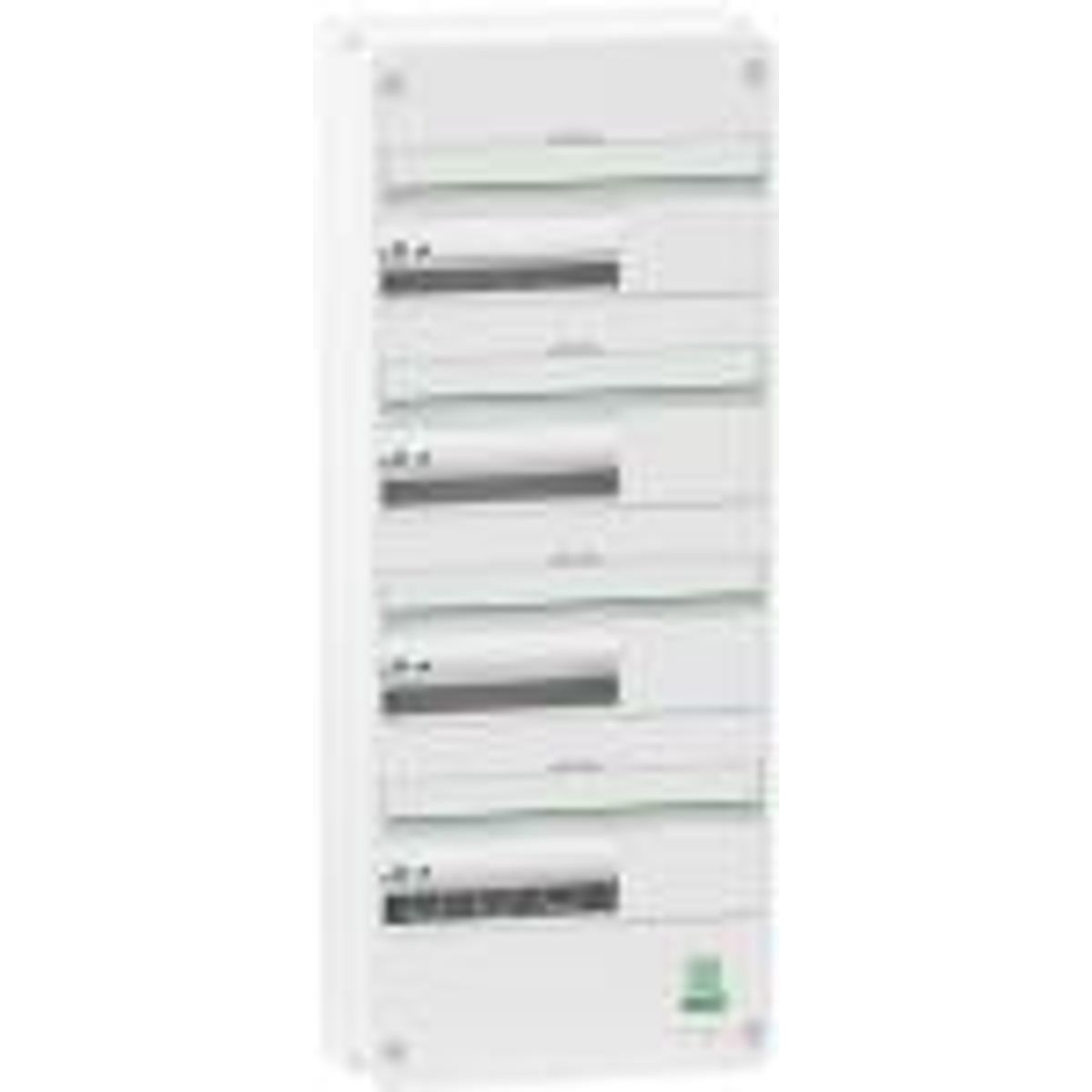 Schneider Resi9 CX Gruppetavle 4 x 13 modul, hvid