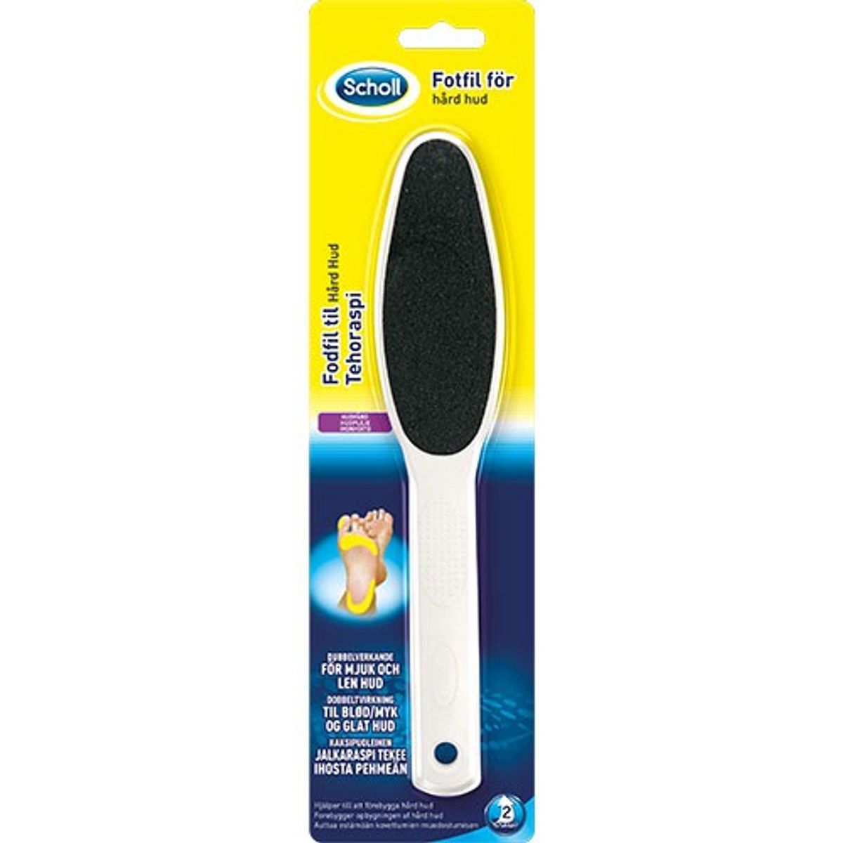 Scholl Carbon Manual Footfile - 1 styk