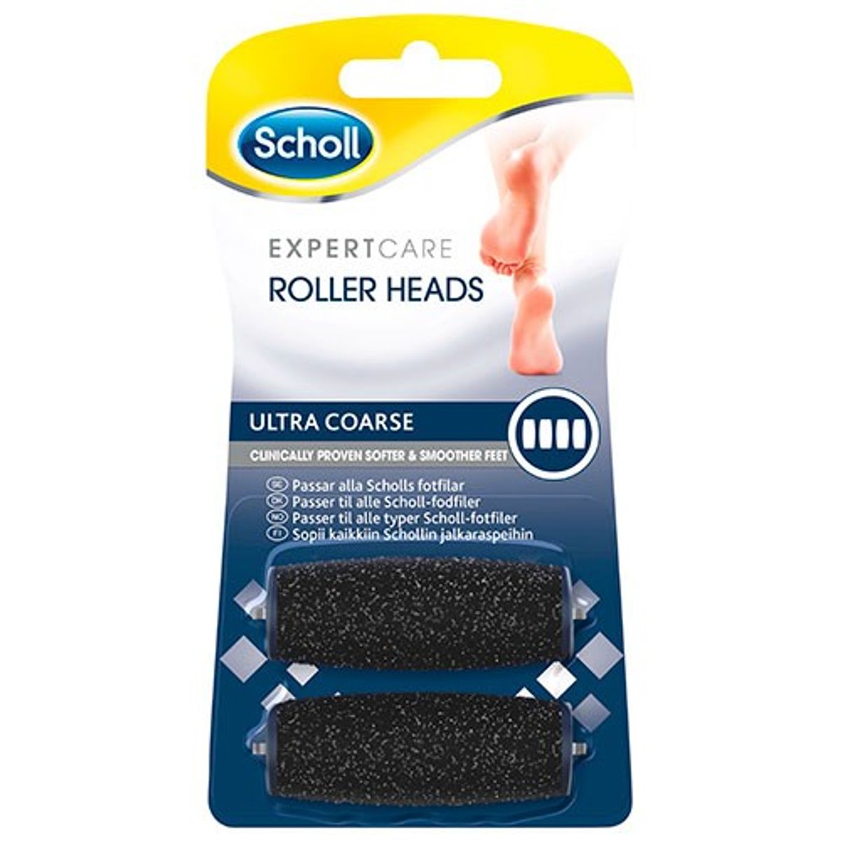 Scholl Electronic Ultra Coarse Refill - 1 pakke