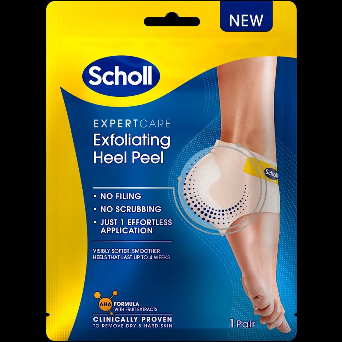 Scholl Exfoliating Heel Peel Mask 1 Pair