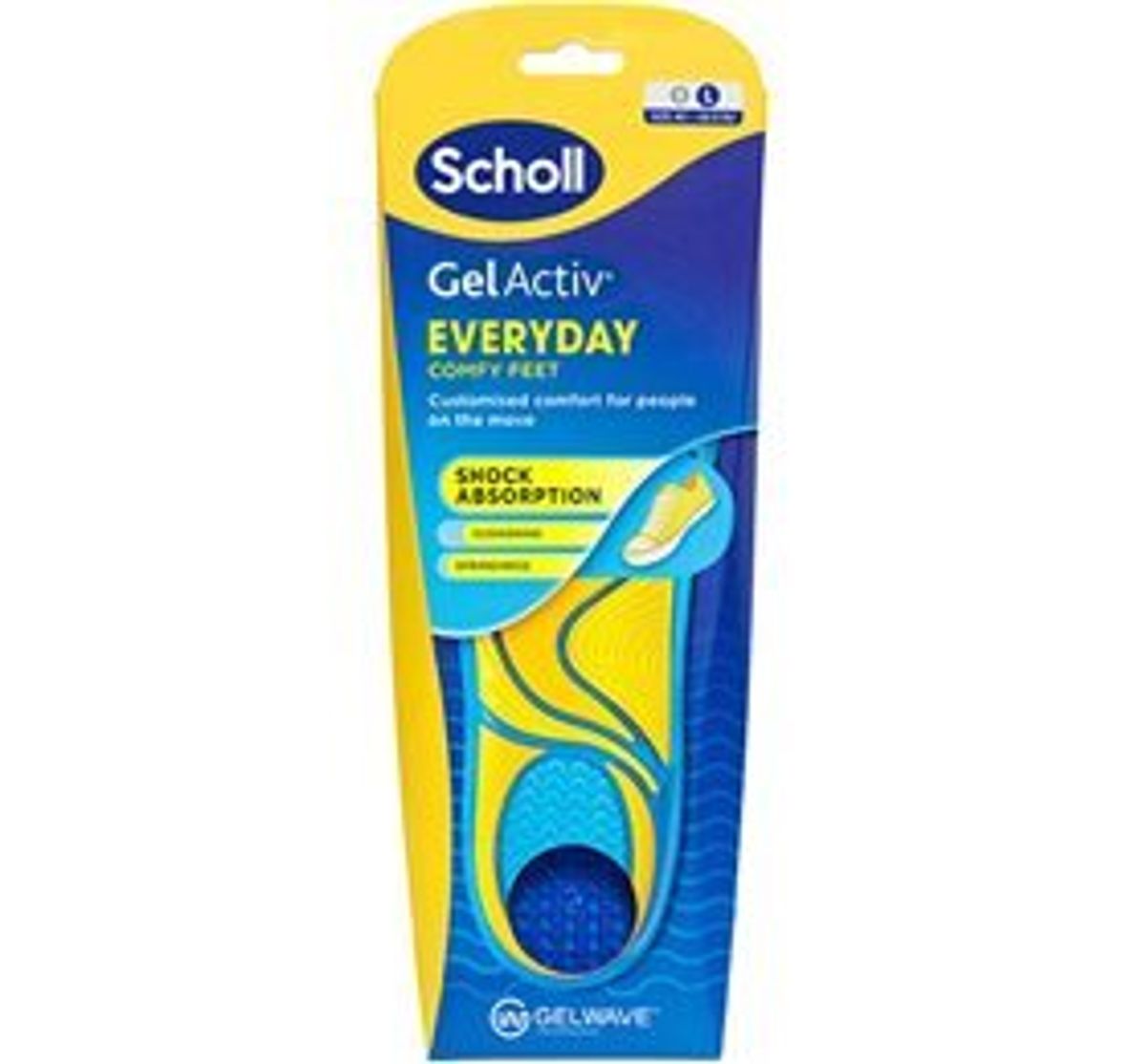 Scholl Gel Activ Insole Everyday (L), 1pk.