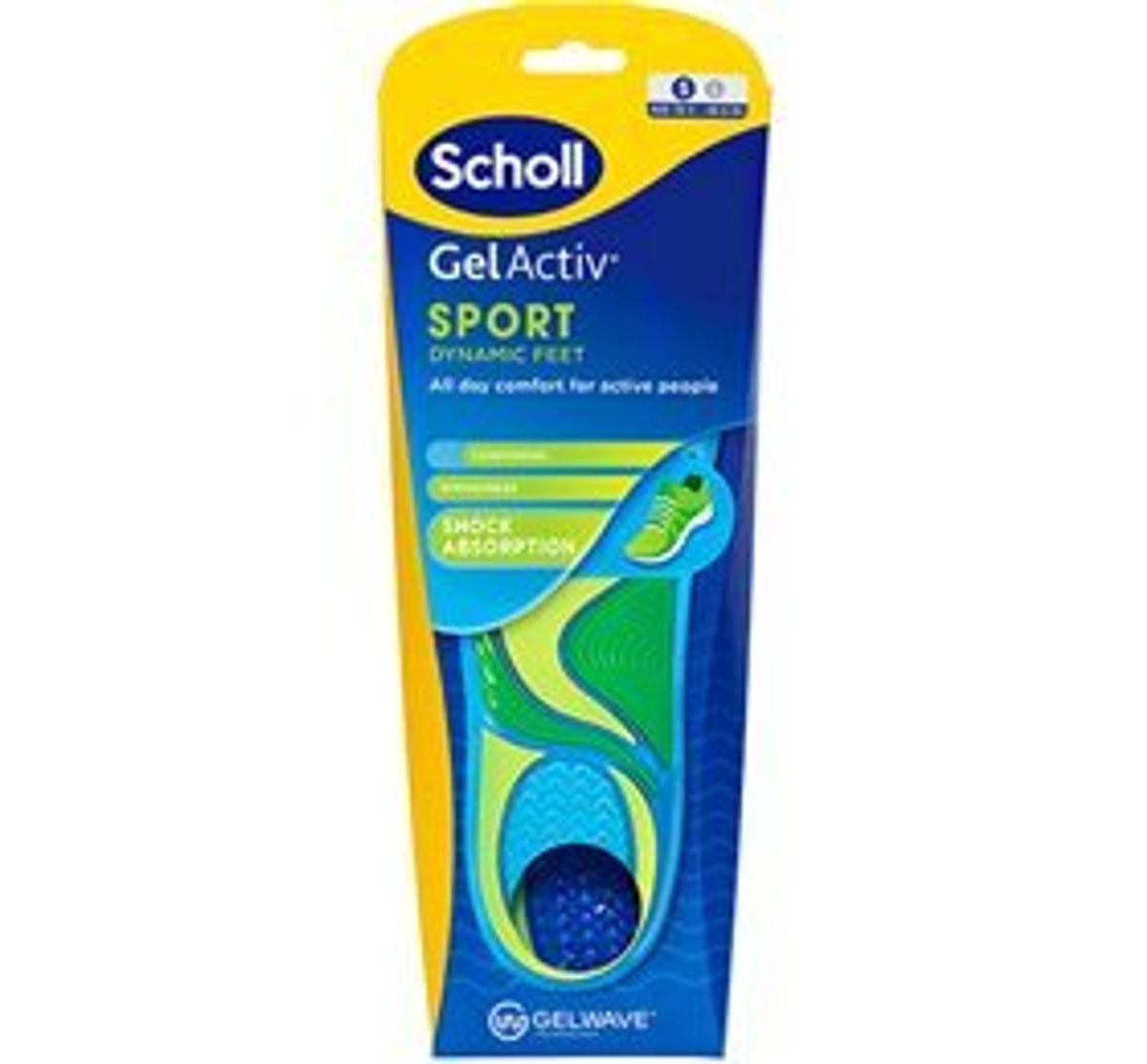 Scholl Gel Activ Insole Sport (S), 1pk.