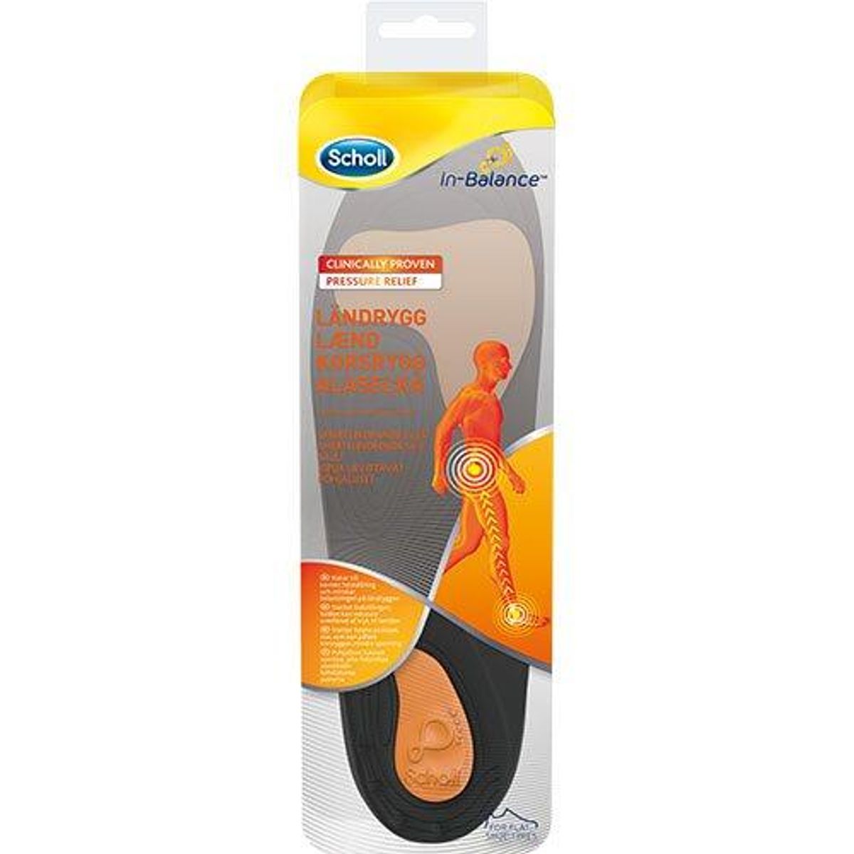 Scholl Med Insoles Low Back (L)