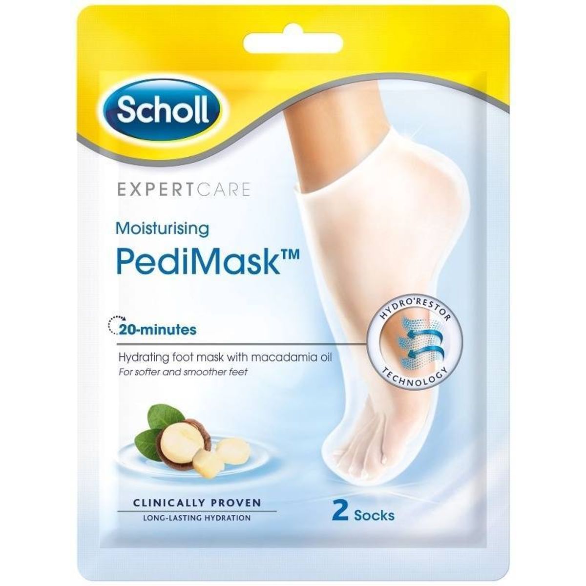 Scholl Moisturising PediMask