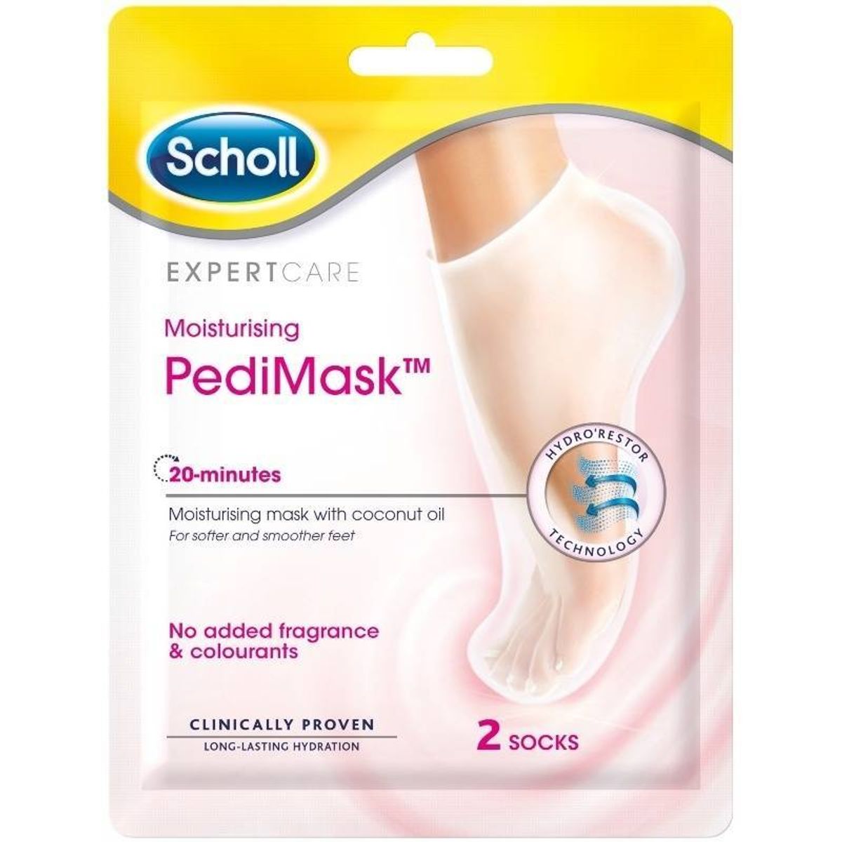 Scholl Moisturising PediMask - Coconut Oil