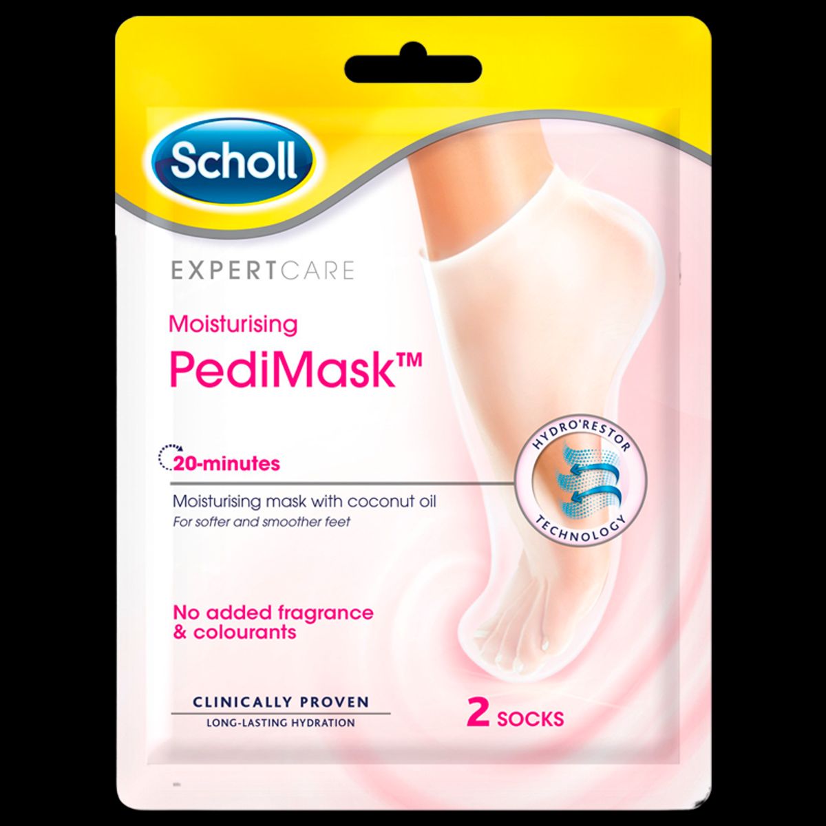 Scholl PediMask Coconut 0% Parfume (2 stk)