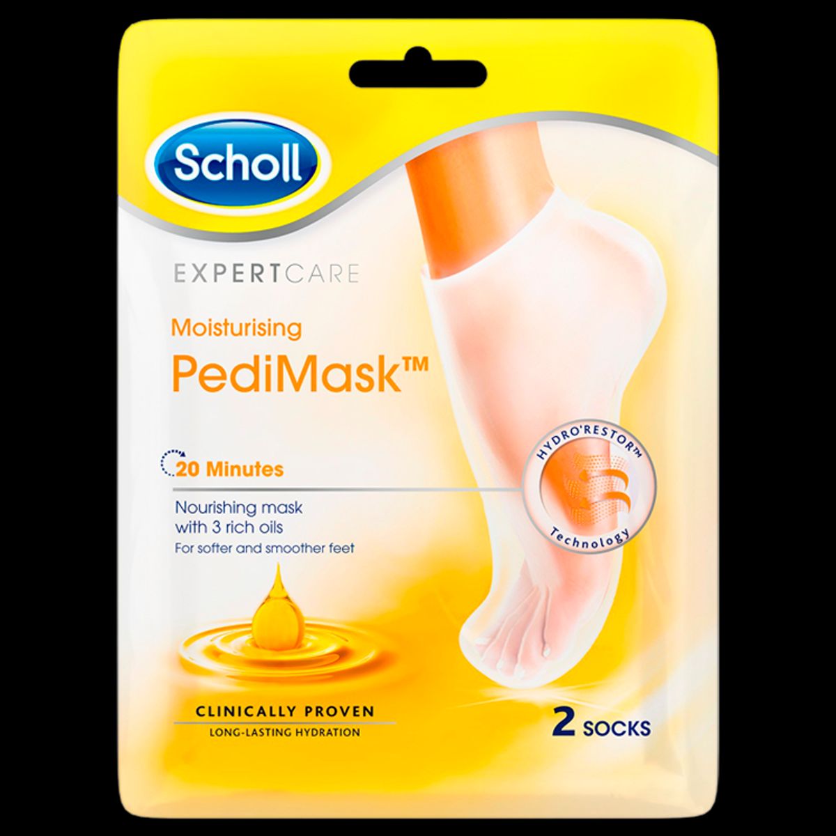 Scholl Pedimask Triple Oil (2 stk)