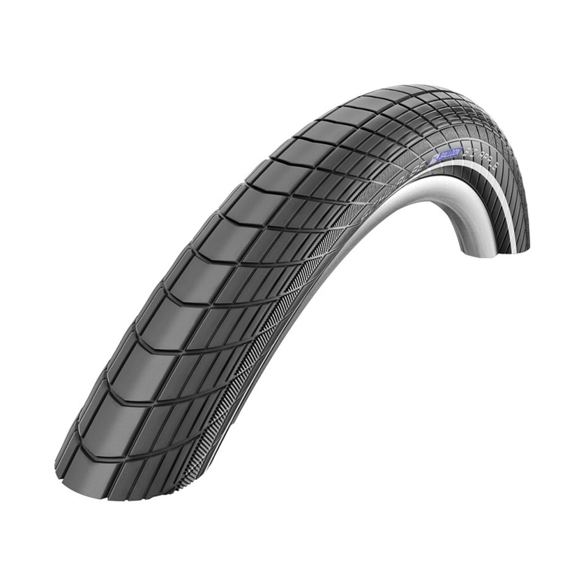 Schwalbe Big Apple - Race Guard Tråddæk - 26x2,15 (55-559) - Sort Refleks - E-25