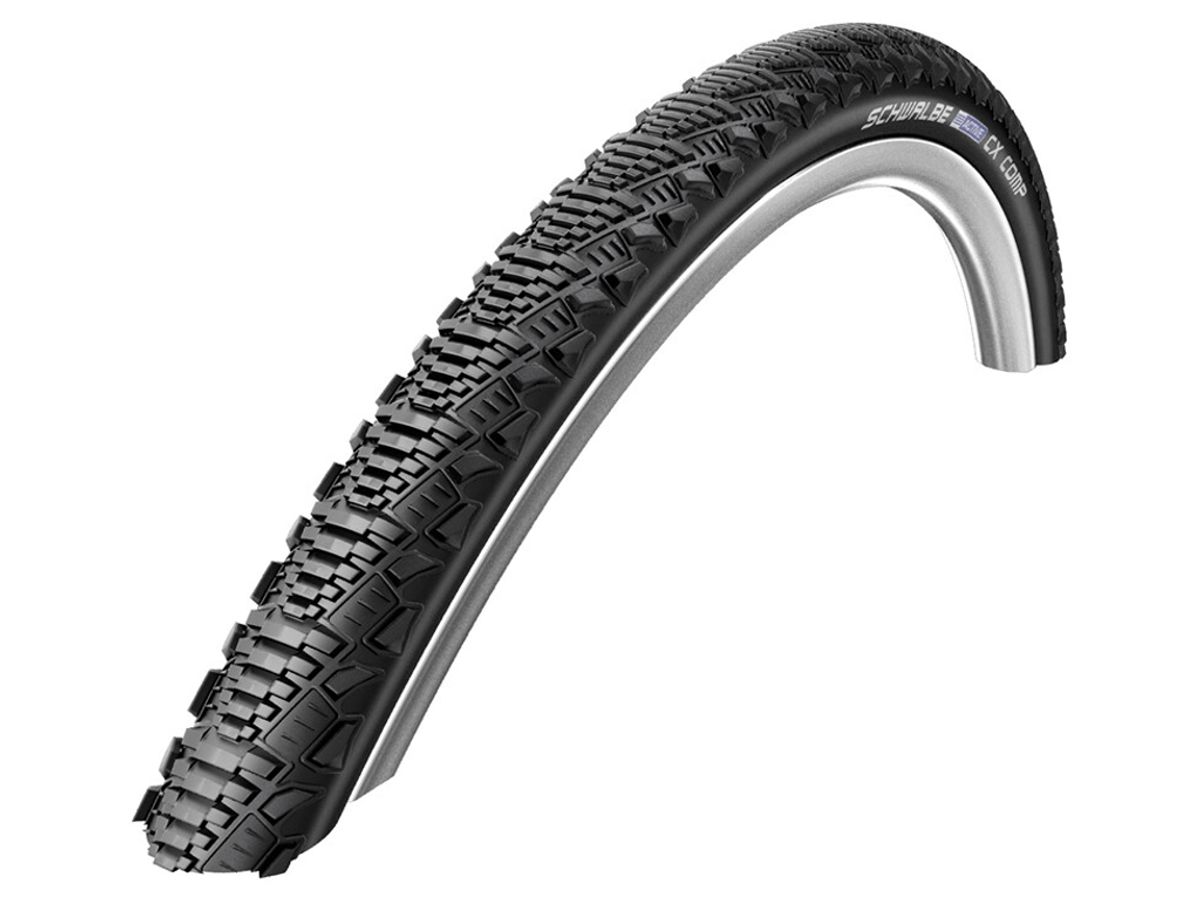 Schwalbe CX Comp - Kevlar-Guard Cross - Tråddæk - 700x35c 28x1,35 - Sort