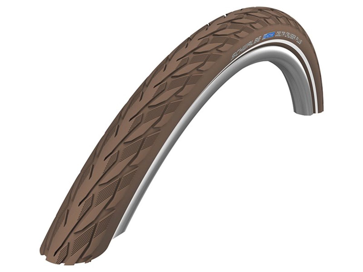 Schwalbe Delta Cruiser Plus - PunctureGuard - 28x1,40 (37-622) Brun refleks