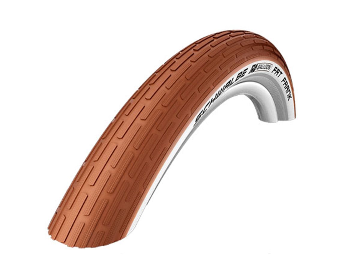 Schwalbe Fat Frank - K-Guard Tråddæk - 28x2,00 (50-622) Brun/Hvid-Refleks