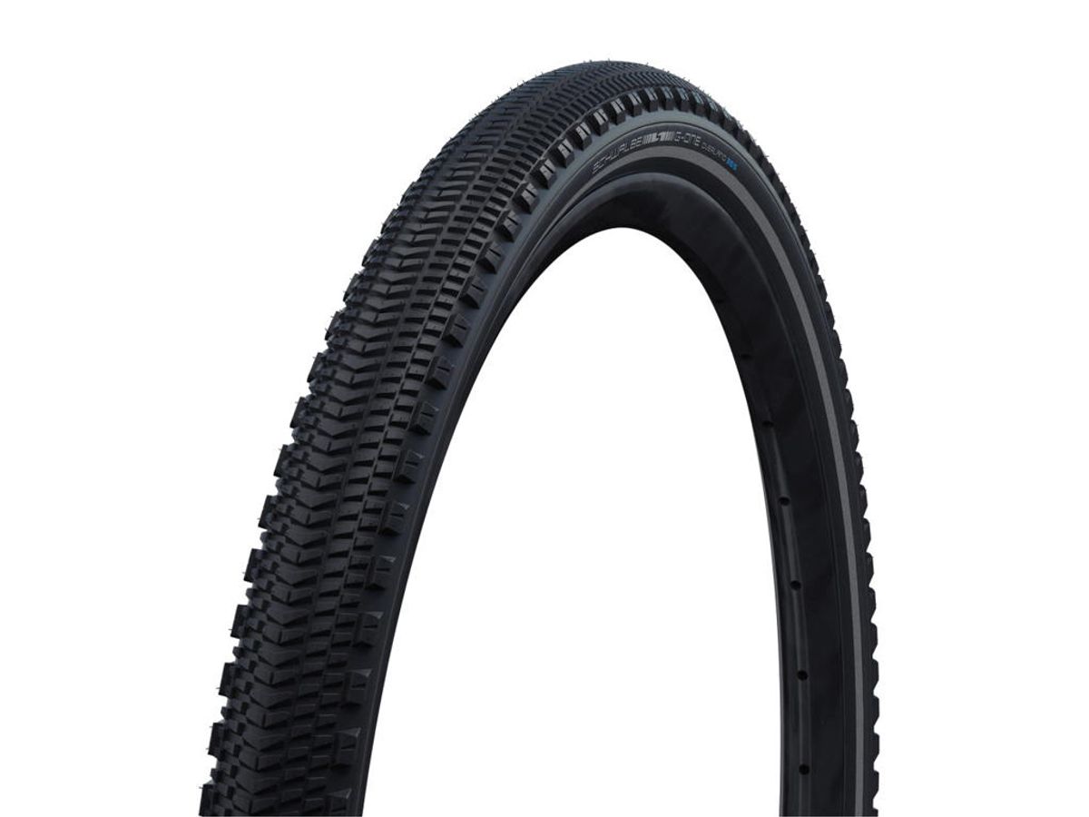 Schwalbe G-One Overland 365 - Race Guard - Foldedæk - 28x2,00 (50-622) - Sort refleks sider