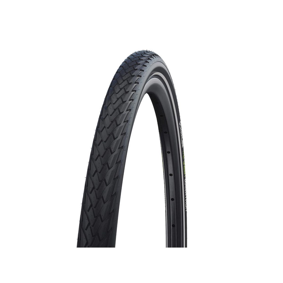 Schwalbe Green Marathon - Tråddæk - 700x32C (32-622) E-25 - Sort refleks