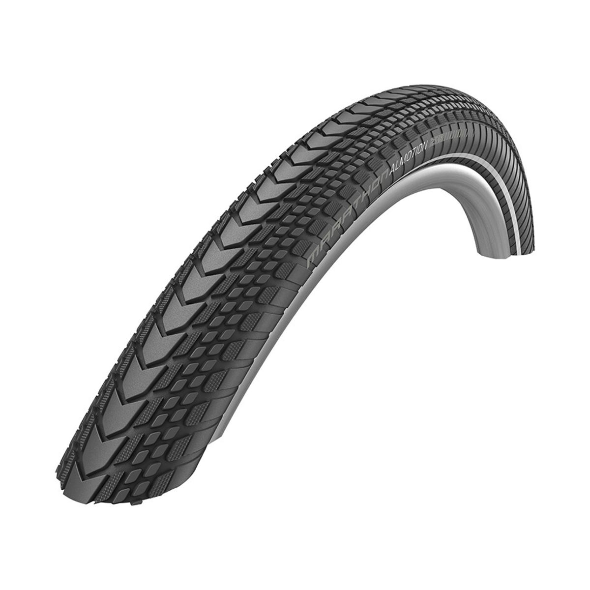 Schwalbe Marathon Almotion - Evolution Line - V-Guard - Foldedæk - 28x1,50 (40-622) E-25 - Sort