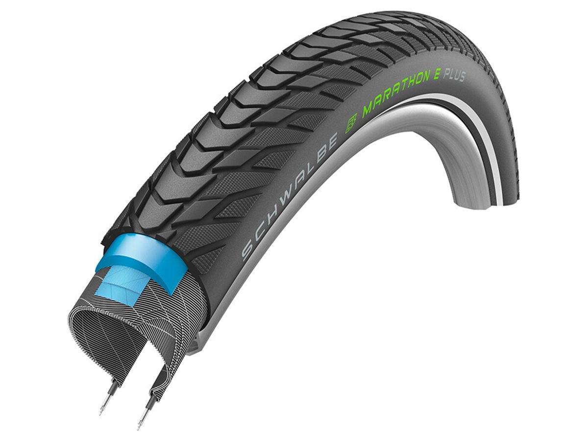 Schwalbe Marathon E-Plus Tråddæk - 28x2,15 (55-622) E-50