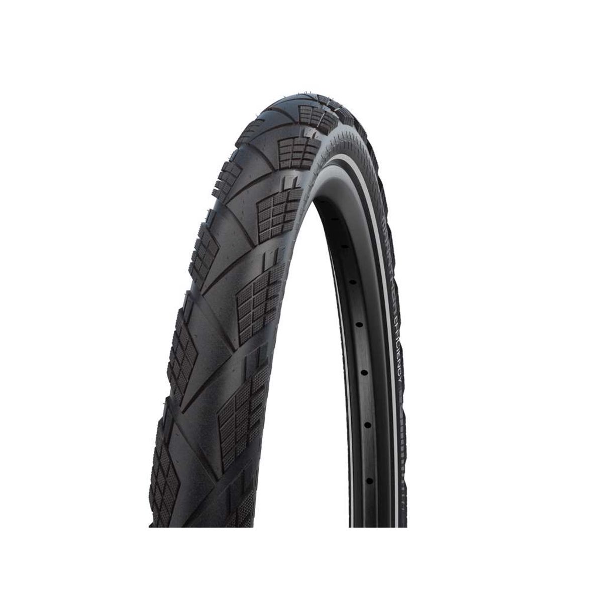 Schwalbe Marathon Efficiency Evo - Addix V-Guard - Foldedæk - 28x2,00 (50-622) - Sort refleks