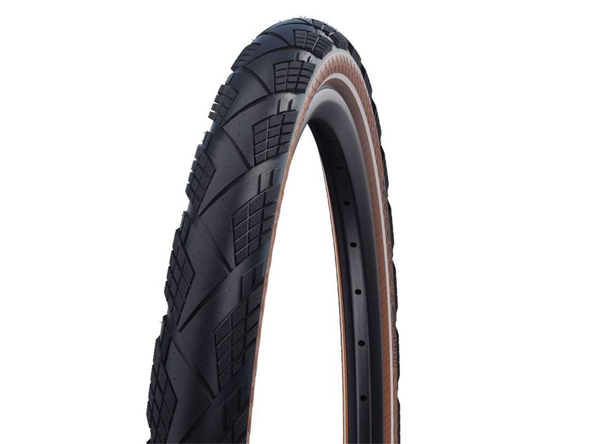 Schwalbe Marathon Efficiency Evo - Addix V-Guard - Foldedæk - 28x2,15 (55-622) - Transp. refleks