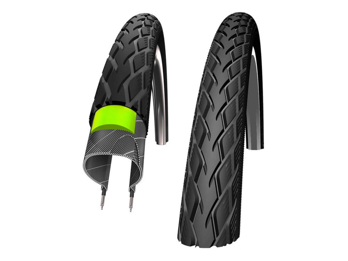 Schwalbe Marathon GreenGuard Tråddæk - 700x23C (23-622)