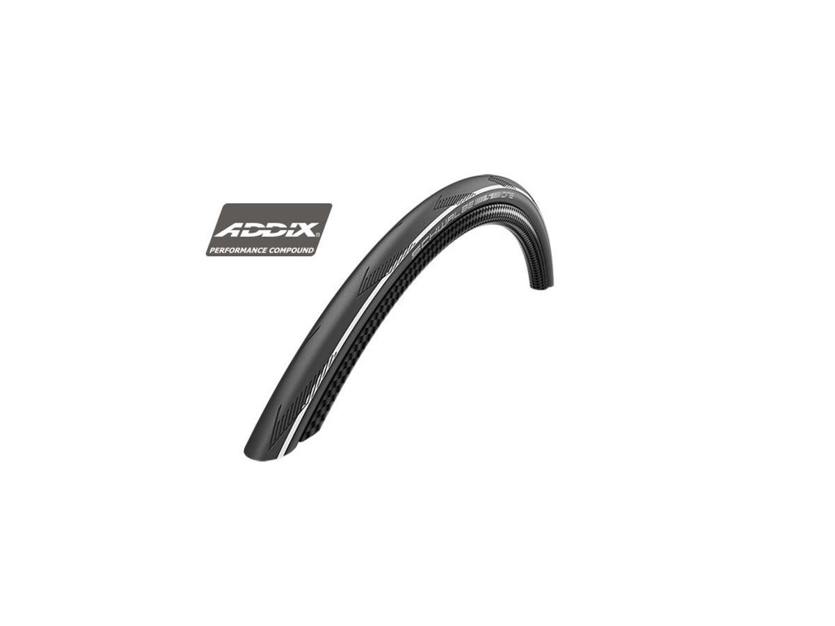 Schwalbe One Race Guard - Lite Foldedæk - 700x25c (25-622) Sort/Hvid