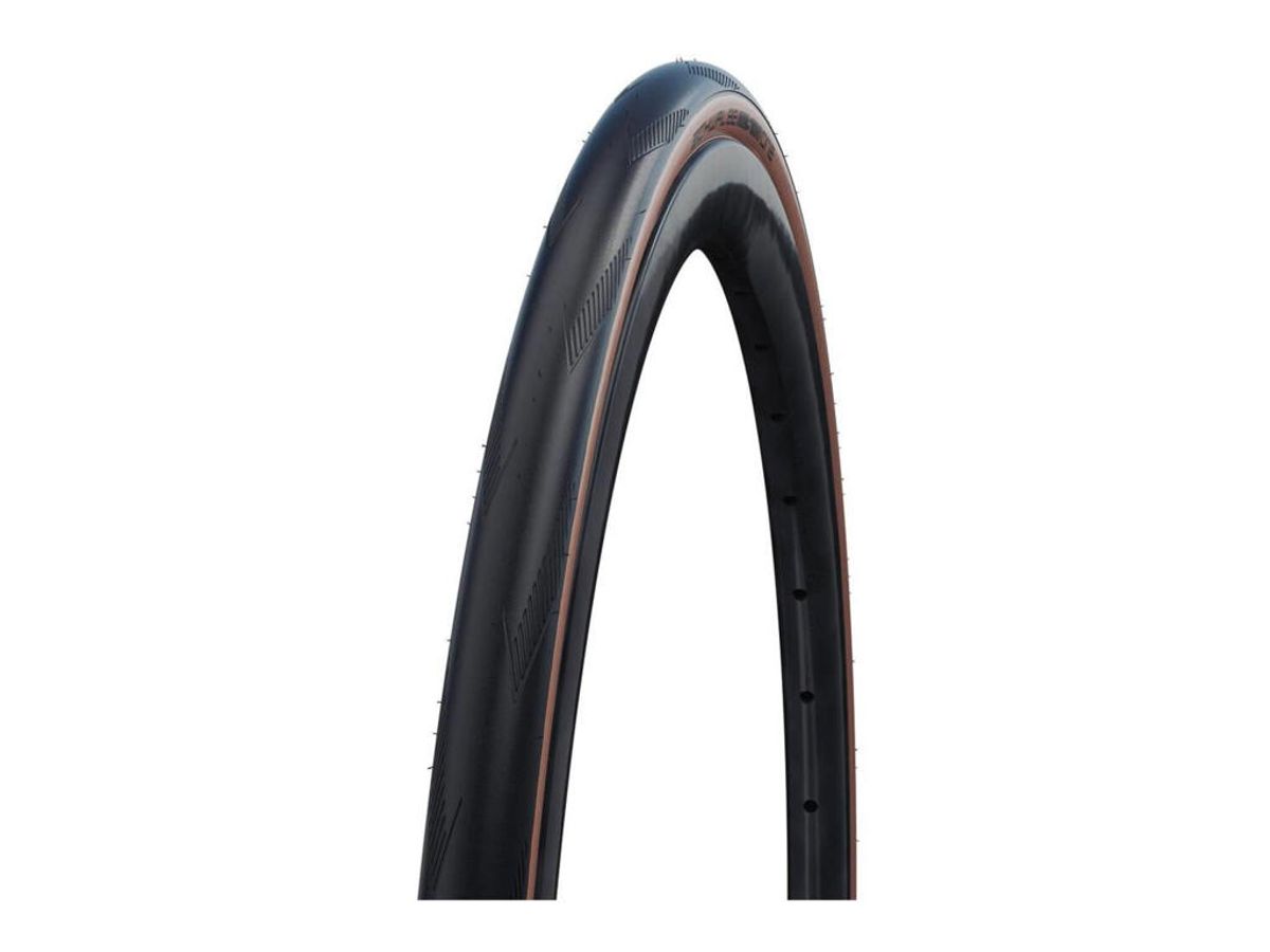 Schwalbe One TLE - Race Guard Foldedæk Road - 700x28c (28-622) Bronze Sidewall