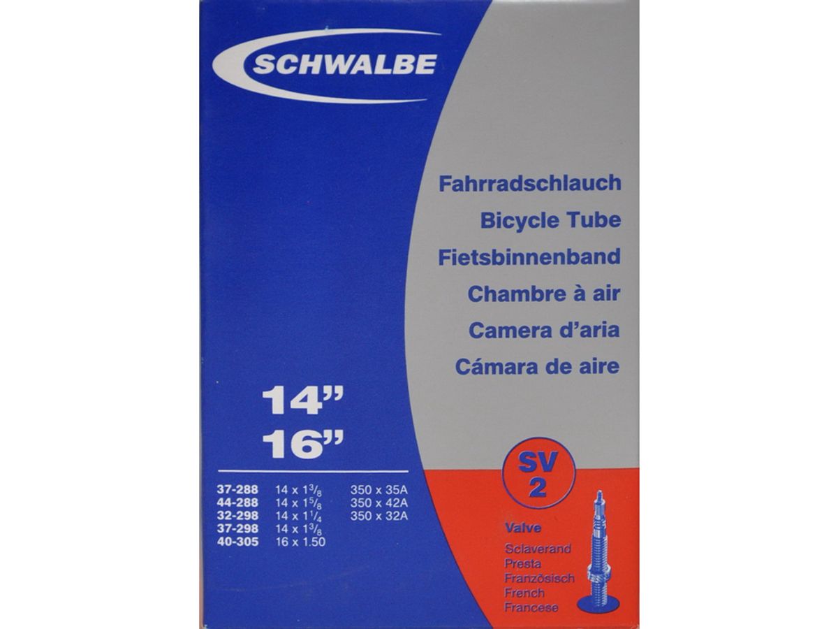 Schwalbe slange 14x1 3/8" Racer ventil SV2