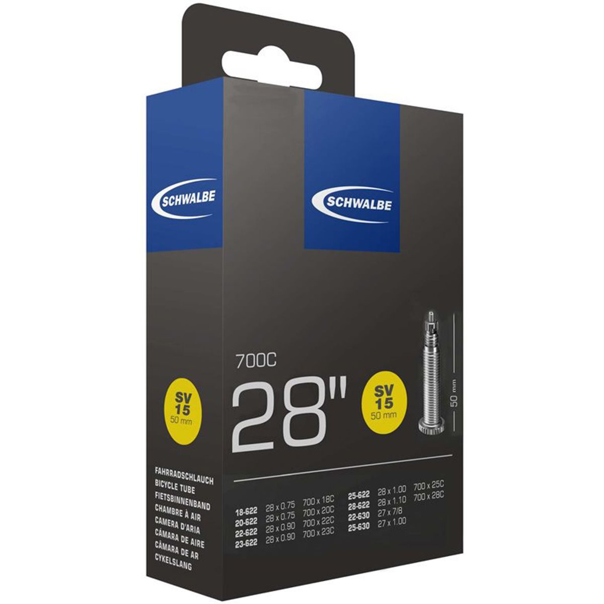 Schwalbe Slange 700x18-28c 50mm Dunlop