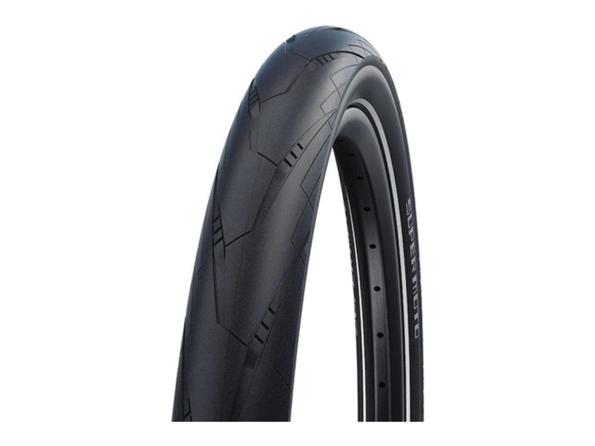 Schwalbe Super Moto - Tråddæk - 27,5x2,40 (62-584) E-50 - Sort