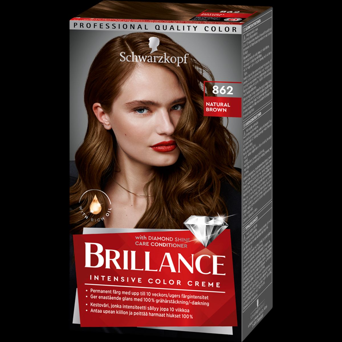 Schwarzkopf Brillance 862 Natural Brown