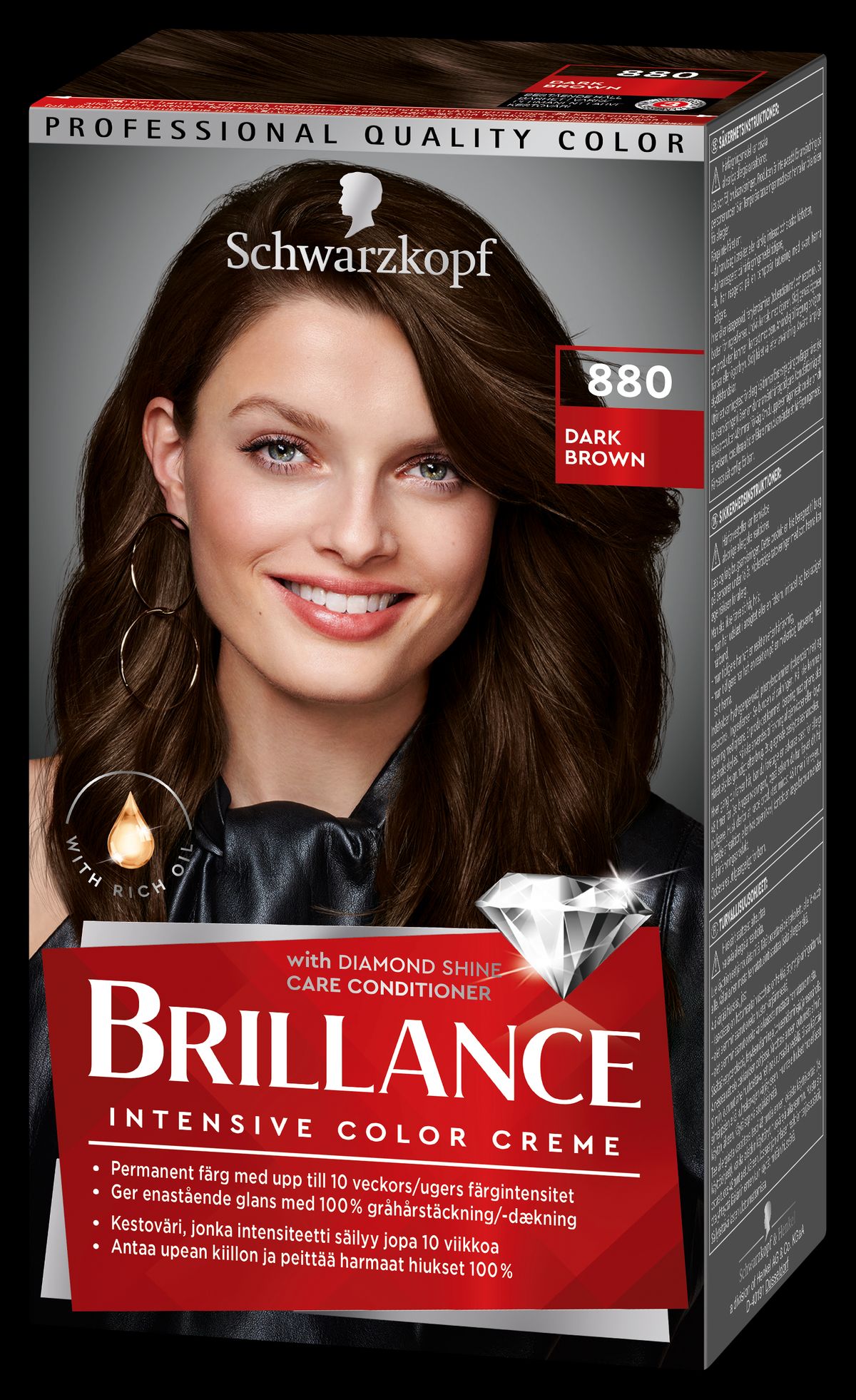 Schwarzkopf Brillance 880 Dark Brown